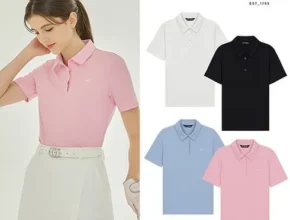 요즘 핫한 울시 골프 24SS 여성 소로나 카라 셔츠 4종 최고 인기 제품